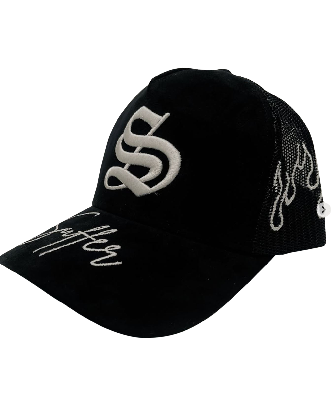 SUEDE “SUFFER” CAPS